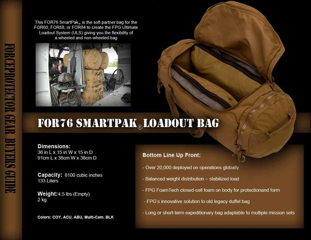 Forceprotector Gear FOR76 SmartPak Combat Deployment Bag